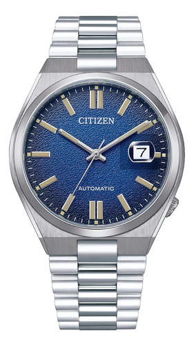 Reloj Citizen Tsuyosa Cristal Zafiro Mecánico Kami Azul Nj01