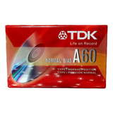 Cassette Audio Tape Tdk A60 Min Normal Bias Type I Sellado @