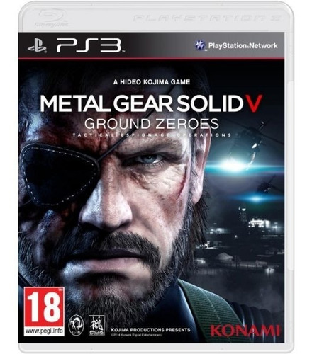 Metal Gear Solid V: Ground Zeroes - Mídia Física Ps3