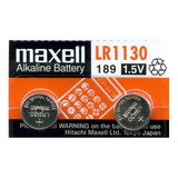 Pila Lr1130 Maxell Bateria Alcalina 189 1.5v X 2 Unidades