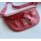 Maxi Riñonera Rosa/salmón adidas Original Usada Excelente