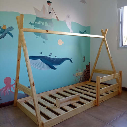 Cama Montessori - Modelo Tipi Para Colchón De 1.90x80