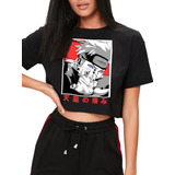 Playera Crop Top Pain Akatsuki Naruto Anime467