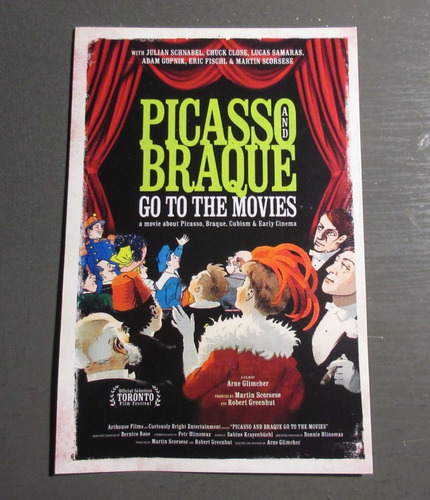 Postal Pelicula Scorsese Picasso And Braque Go To The Movies