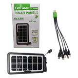 Panel Solar Usb 3.8 Watts 6 Volts Celda Solar