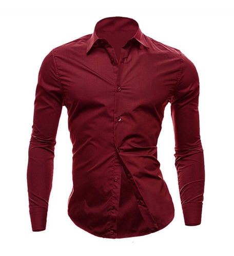 Camisa Social Masculina Slim Fit