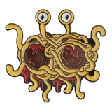 Pin De Metal Ramen Monstruo Espagueti Pastafarismo Dios Caos
