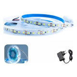 Fita De Led Luz Frio 120led/m Para Quarto Espelho 5m + Fonte