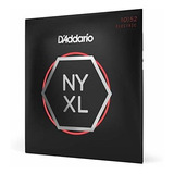 D'addario Nyxl1052 Niquelado Guitarra Eléctrica, Luz Superio