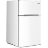 Refrigerador De 2 Puertas 3.2ft3 Color Blanco Marca Costway