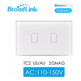 Apagador Doble Inteligente Wifi Broadlink Interruptor Tc2