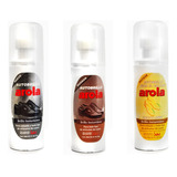 Pack X 3 Pomada Arola Liquida Autobrillo Calzado 80ml