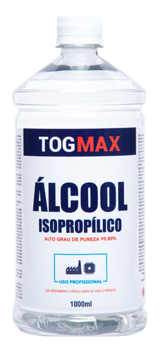 Ál-cool Isopropílico 99,8% 1 L Limpeza De Placa Eletrônico