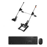 Suporte Para Notebook + Teclado E Mouse Wireless C3 Sem Fio