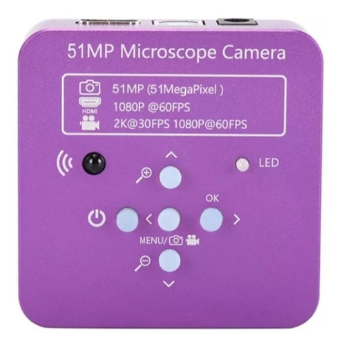 Camera Hdmi 51mp Para Microscópio Trinocular 