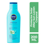 After Sun Nivea Sun Hidratante Con Aloe Vera Y Ácido Hialurónico 200ml