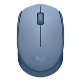 Mouse Inalámbrico Logitech  Pointing Devices M170 M170- 910-006864 Blue Grey