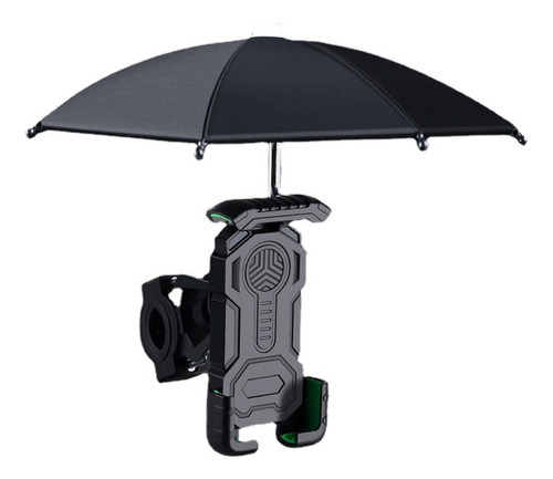 Base Soporte Porta Para Moto Bicicletas Con Mini Paraguas
