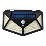 Foco Solar 114 Led Exterior Con Sensor De Movimiento