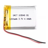 1200mah Bateria Recargable Lipo 3.7v 103040