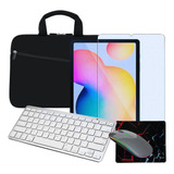 Kit Película + Mouse Sem Fio + Teclado P/ Tablet S6 Lite