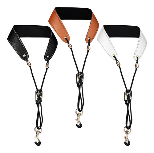 3 Pieces, Saxophone Neck Strap, Adjustable Length,