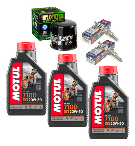 Kit Afinacion R3 Mt03 3l Motul 7100 2 Ngk Iridium Hf Premium