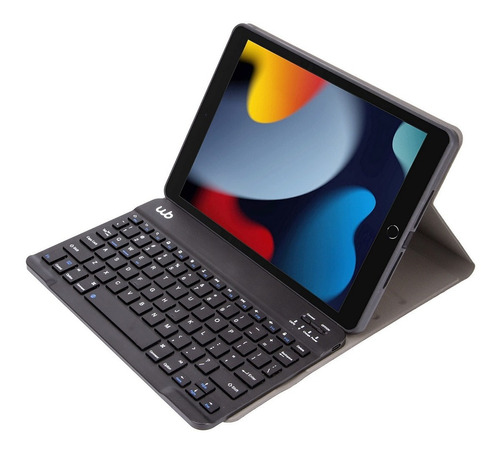 Capa Com Teclado Para iPad 7ª, 8ª E 9ª Geração 10.2'' Wb