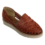 Zapato Sandalia Huarache Artesanal Piel Color Shed Laberinto