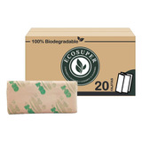 2000 Pzs Toalla Interdoblada Bio Ecosuper Caja 20 Fajitas