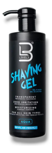 Level 3 Shaving Gel Afeitar Aqua 500ml 