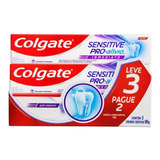 Pack Creme Dental Colgate Sensitive Pro-alívio L3p2 Unid 90g