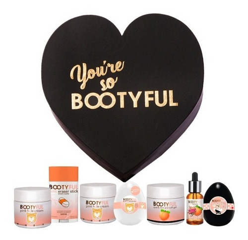 Bootyful Kit Black / 7 Productos: Aclara,rearfirma ,unifica