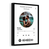 Quadro Spotify 3 Sua Foto E Música 40x60 + Ps Transparente
