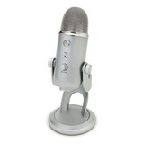 Micrófono Blue Yeti Color Silver - Estado Como Nuevo