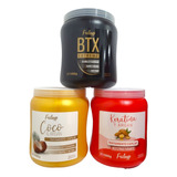 Baño De Crema Coco Botox + Argan + Keratina X 1kg X 3 Uni