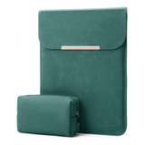 Funda Para Mac/notebook+estuche 13.5  Kalidi Ver. Verde