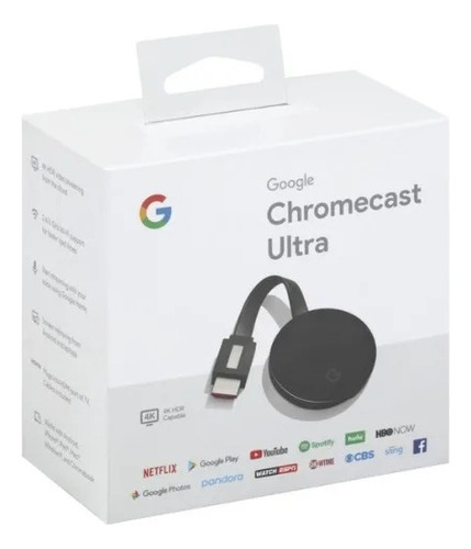 Google Chromecast Ultra 4k Negro