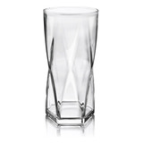 Vaso Old Fashion Rombus Vidrio Crisa 465ml 12pz Cervecero