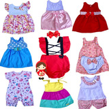 Roupa Bebe Menina Infantil Kit 10 Roupinhas Atacado + Tiara