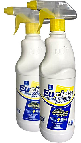 Eucida Eufar Desinfectante Equipos Medicos X 1000ml 