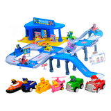 Pista Patrulla Canina Estacion Gasolina Paw Patrol + 6 Cars