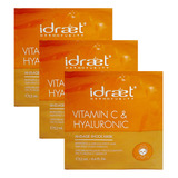 Idraet Mascarilla Tela Antiage Vitamina C + Hialuronico X3