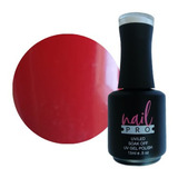 Gel Color Esmaltado Permanente Nail Pro Profesional Rojo X68