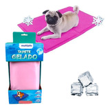 Tapete Gelado Refresca Pets Rosa Grande 90x50