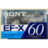 Cassette Virgen Sony Ef-x 60