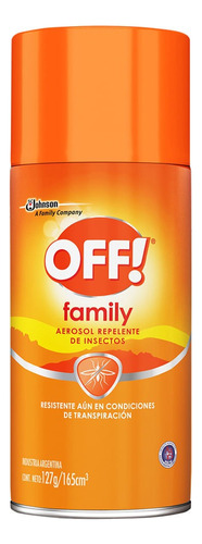 Off!  Family Repelente Para Mosquitos Aerosol 165cc