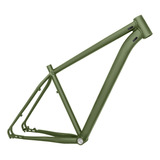 Quadro Bicicleta Aro 29 Alumínio 6061 Alfameq Sem Adesivo Cor Verde Militar Tamanho Del Quadro 19