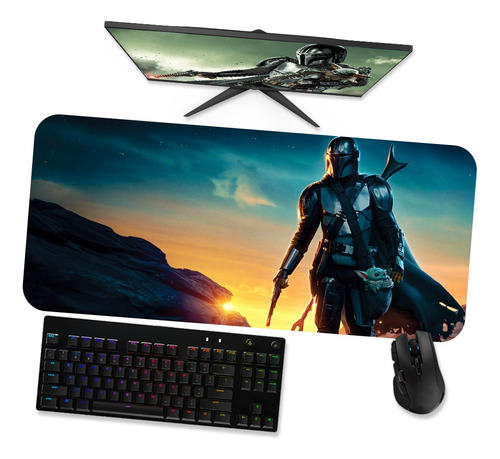 Mousepad Gamer Grande 90x40 - Mandalorian