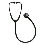 Estetoscopio Littmann Classic Iii Negro Y Gris Con Acabado Ahumado